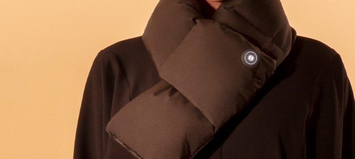 Xiaomi представила умный шарф с подогревом для зимы