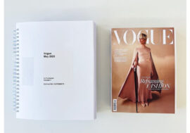 Британский Vogue впервые выпустил номер, напечатанный шрифтом Брайля