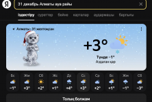 Снежный барс поздравит казахстанских пользователей с Новым годом от Yandex Qazaqstan