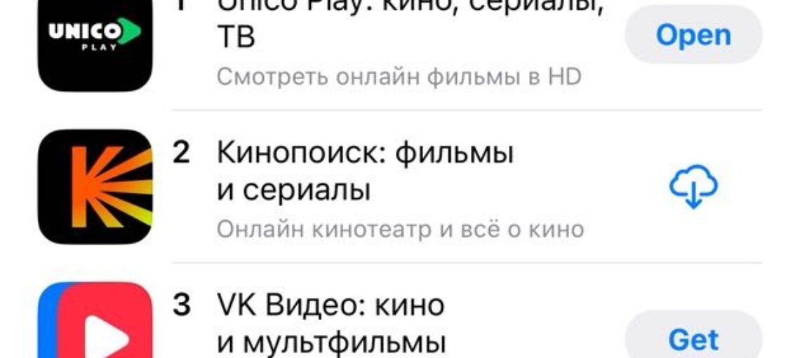 Unico Play возглавил рейтинг Apple App Store в Казахстане уже в первый день после запуска